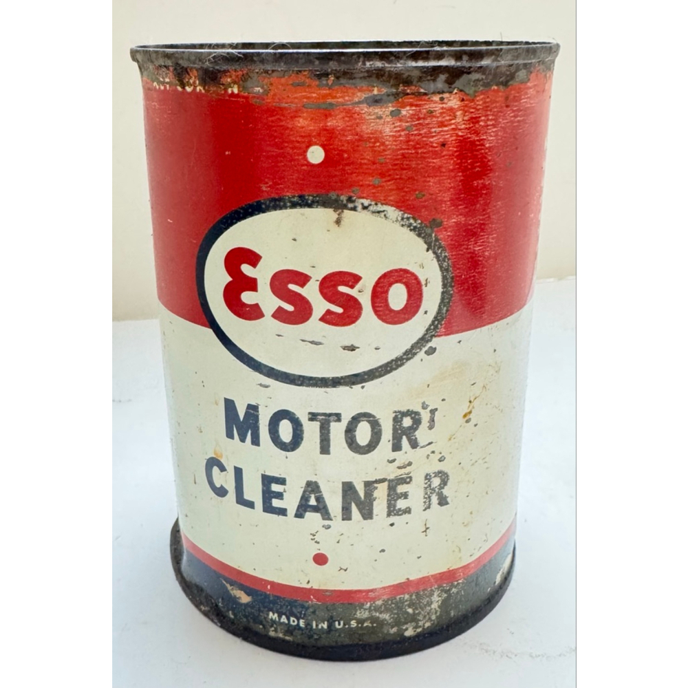 Esso Motor Cleaner Can - Vintage - Unopened - 1 Qt